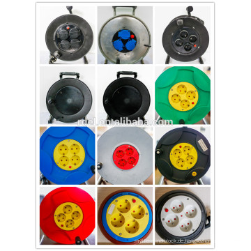 European cable reel with overheat protection and waterproof protection